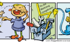 Comicstreifen Leos-Rappelkiste-1