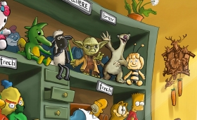 Kinderkonzerte Preusse| Bühnenbild Fundbüro