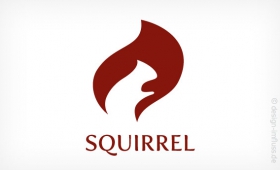 Logo squirrel Muster