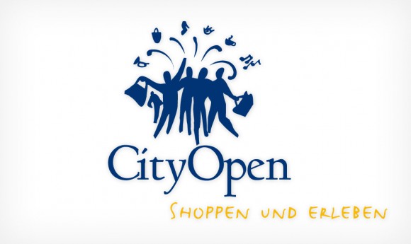 Logo für die Aktion »City Open« des City-Managements Leipzig