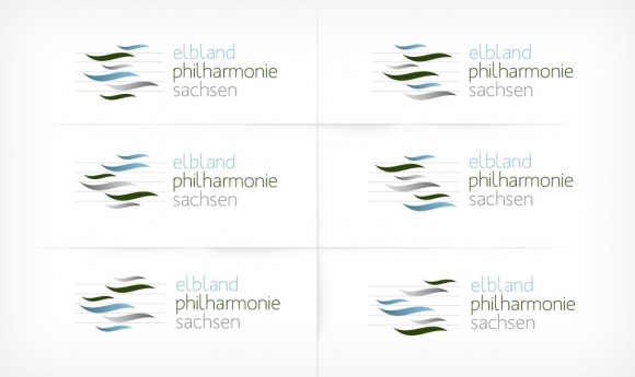 dynamisches Logo als Alternative der Elbland Philharmonie Sachsen