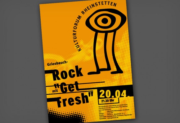 Plakat für das Kulturforum Rheinstetten