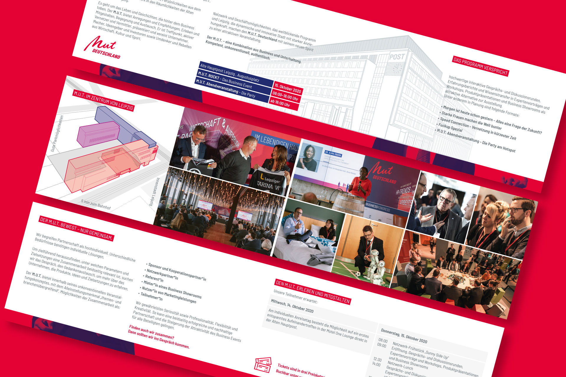 M.U.T ROCKT Business Event 2020 Ankündigung Flyer