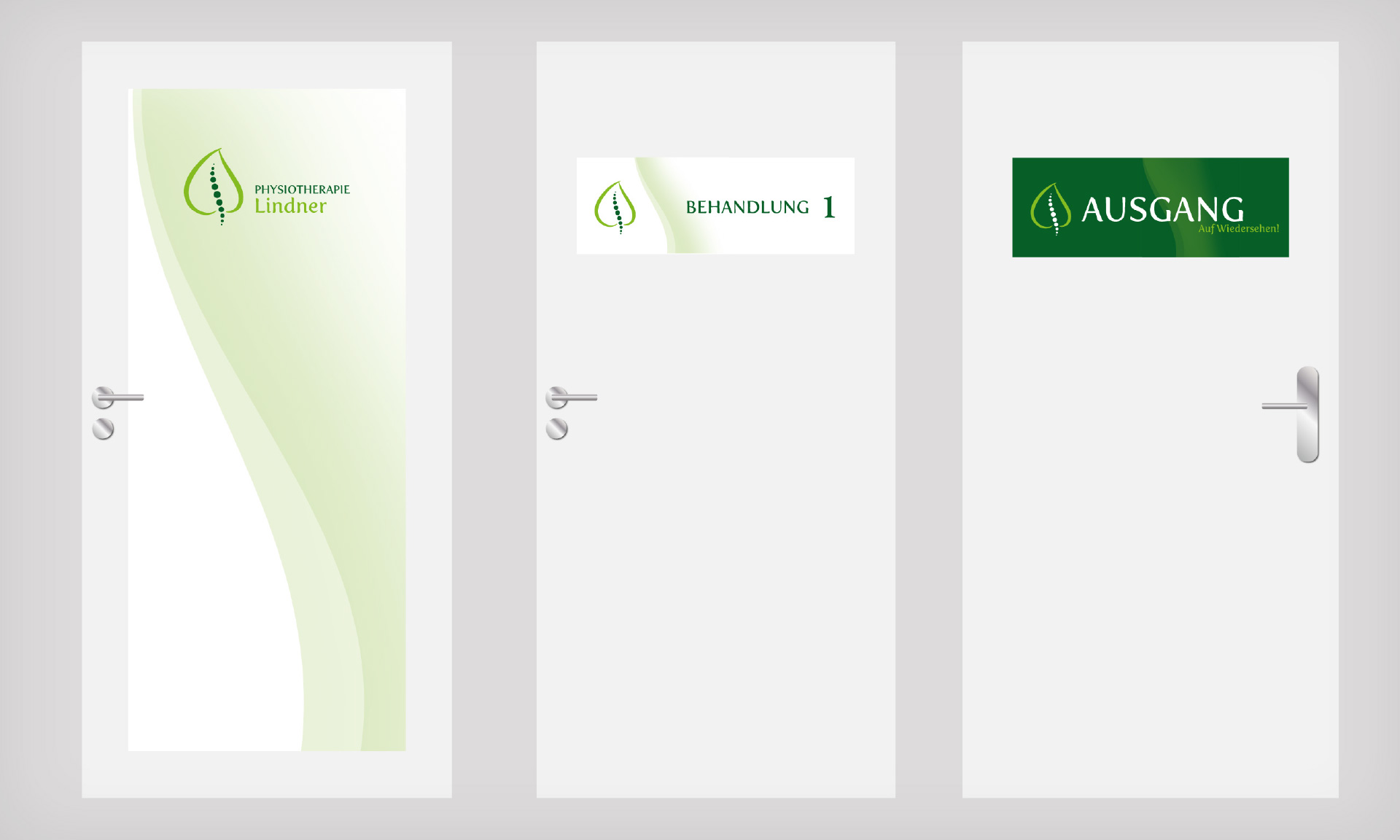 Physiotherapie-Lindner-Türbeklebung Physiotherapie-Lindner-Türbeklebung