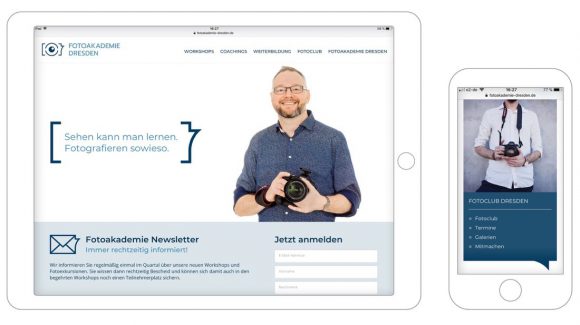Fotoakademie Dresden für mobile Endgeräte