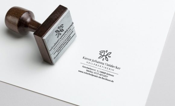Karen Johanna Heidecker Heilpraktikerin Stempel