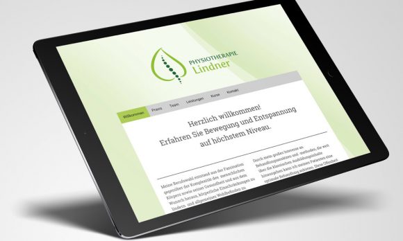 Physiotherapie Lindner Webdesign