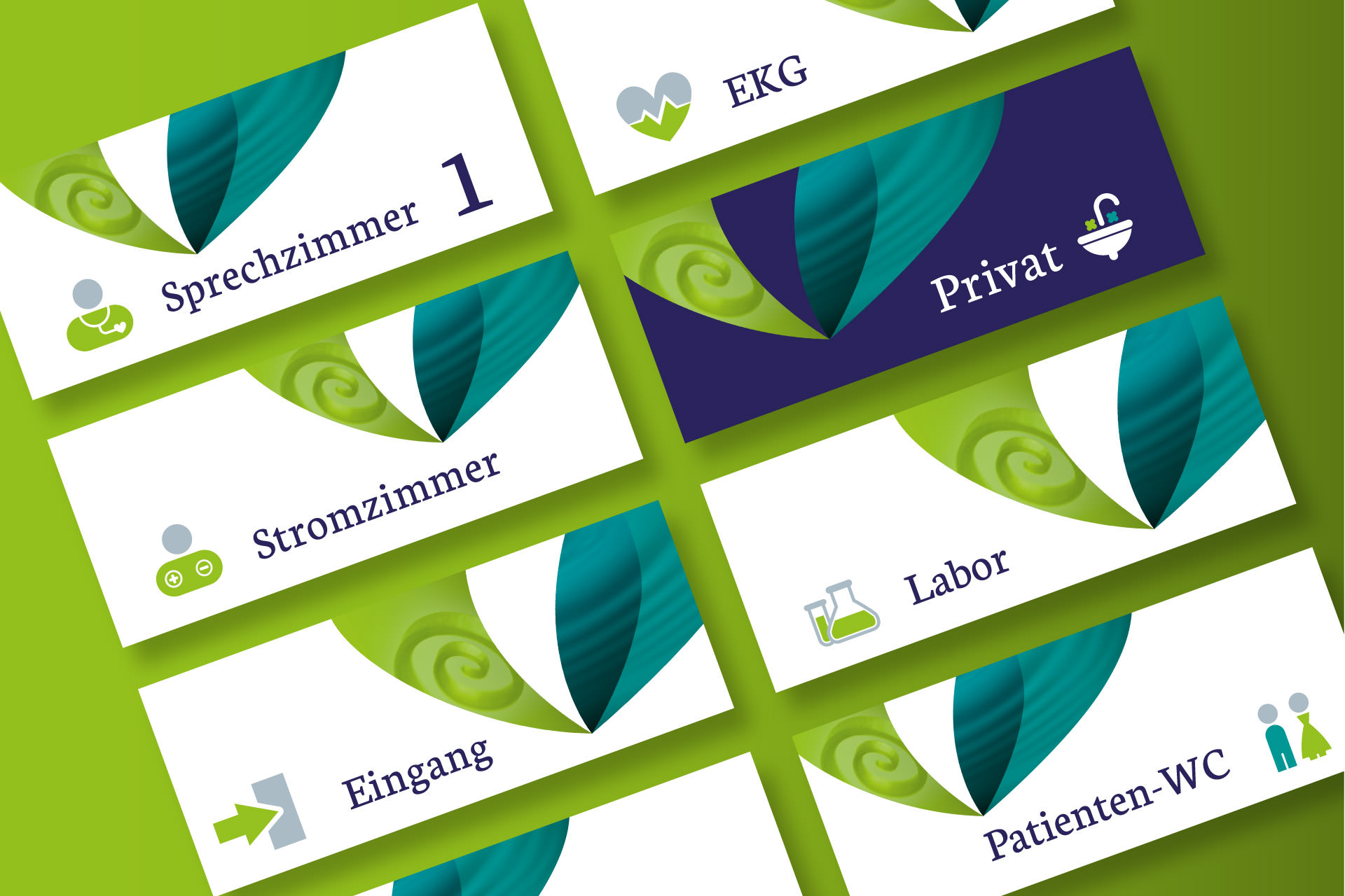 praxis-loeser-kaden-beschilderung Gemeinschaftspraxis Löser Kaden Beschilderung