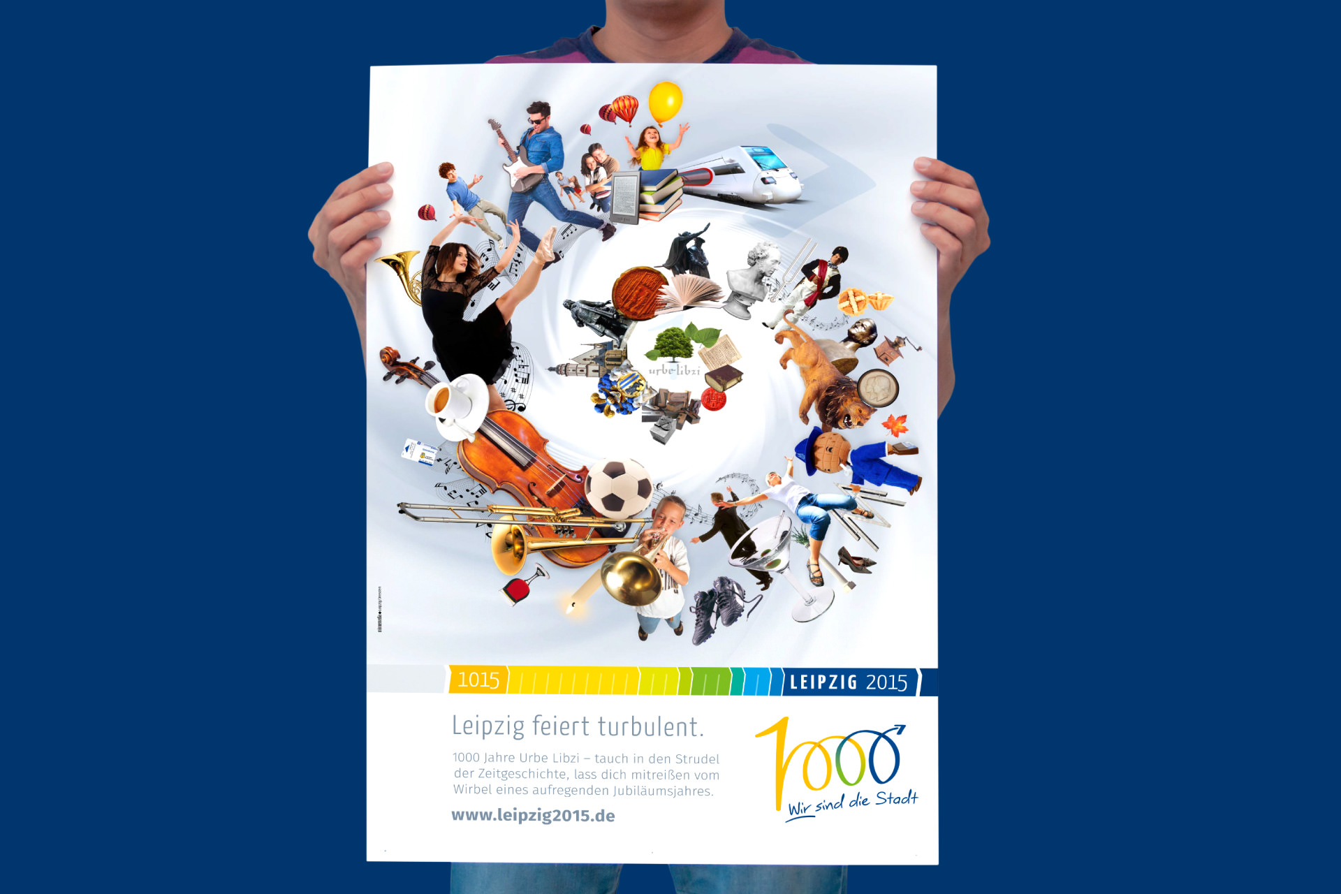 projekt-1000-jahr-poster 1000 Jahre Leipzig Bildmarke Plakat