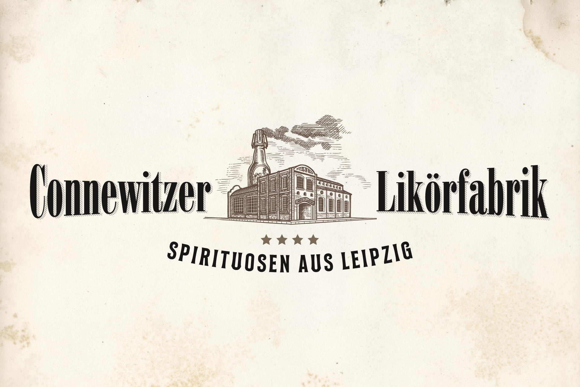 Connewitzer Likörfabrik Logo breite Version