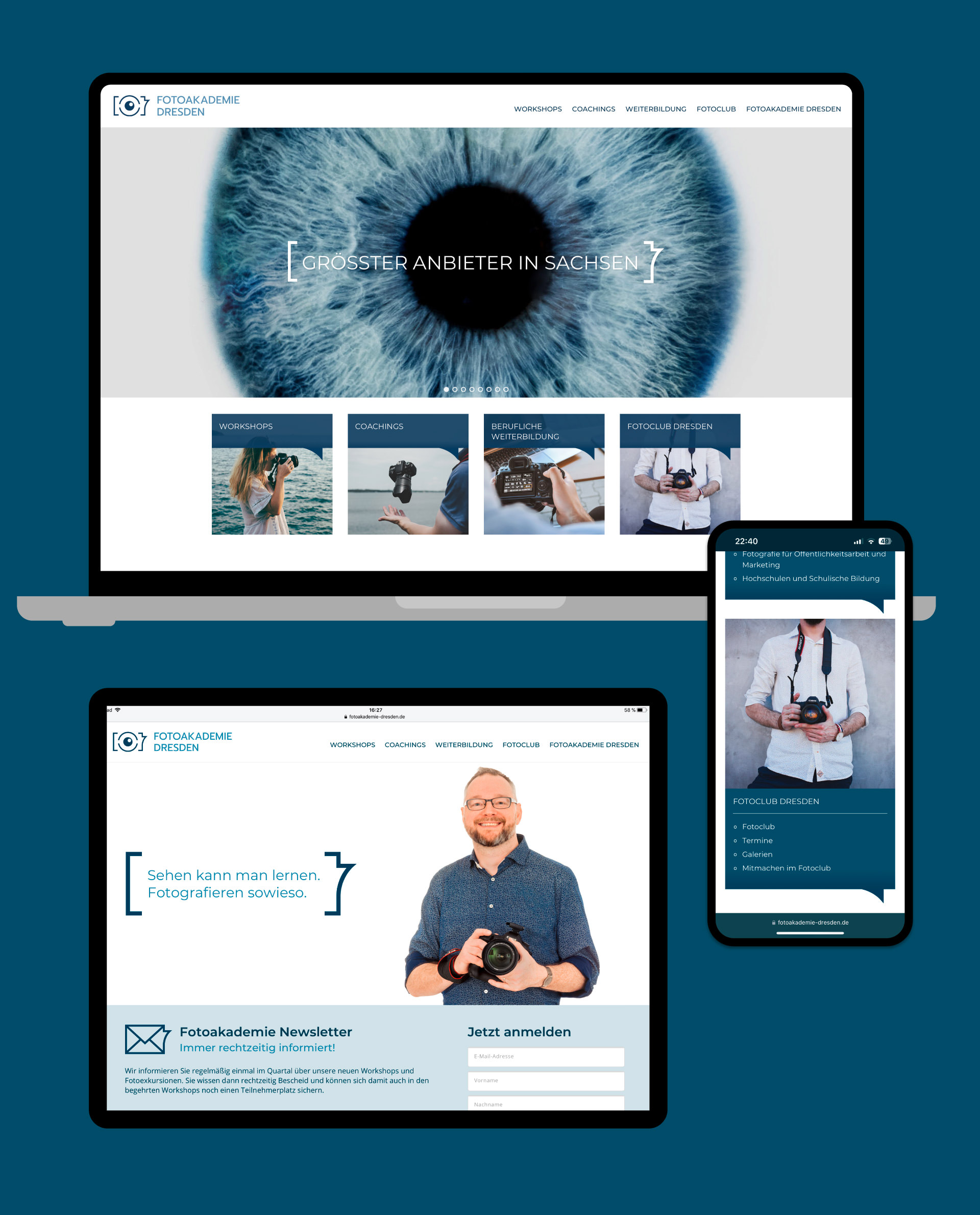 fotoakademie dresden Webdesign