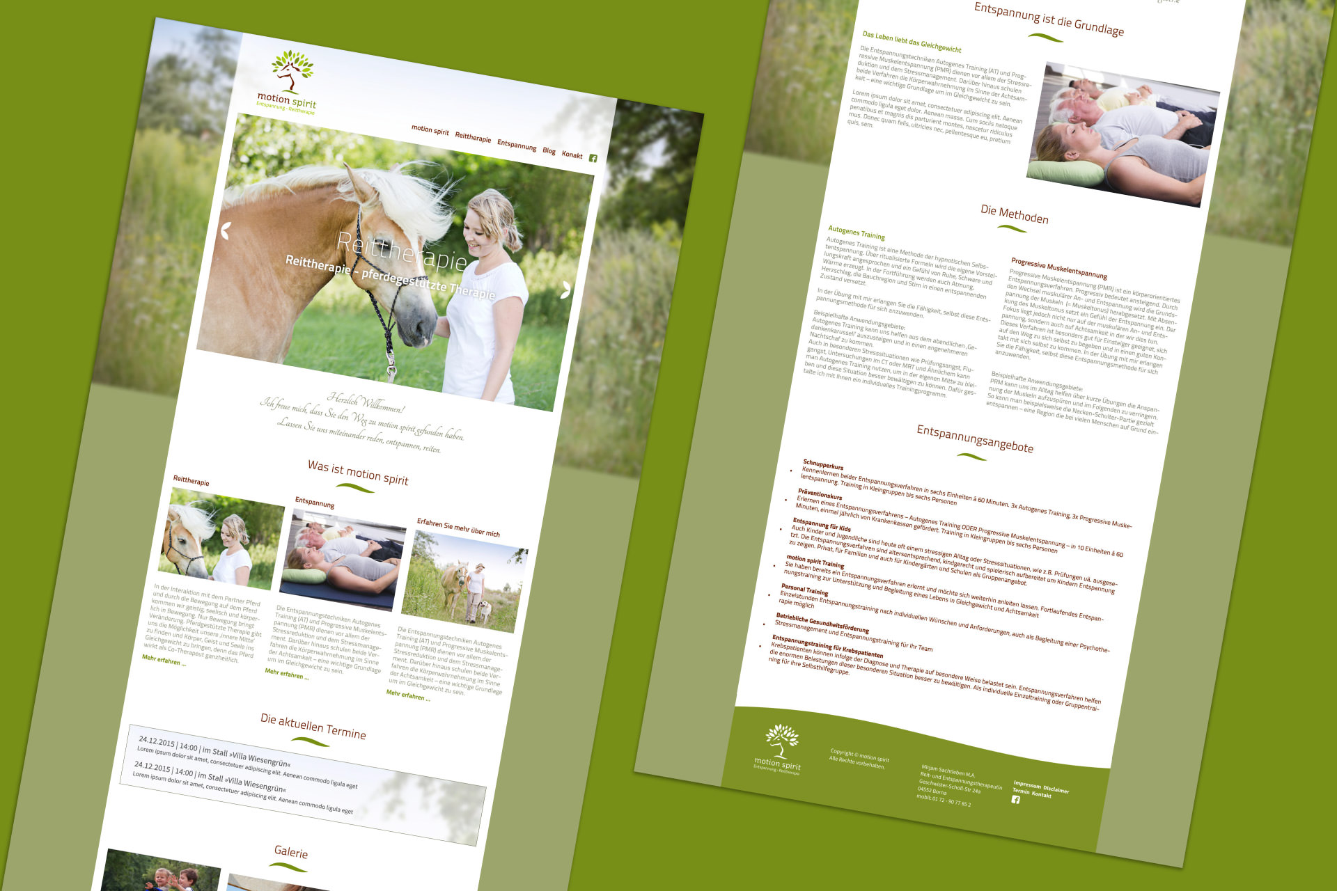 motion spirit Webdesign