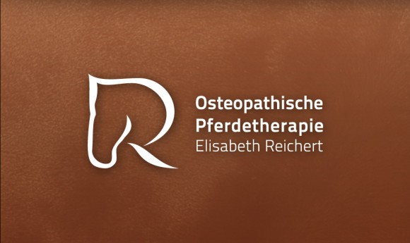 inverses Logo der Osteopathischen Pferdetherapie Elisabeth Reichert