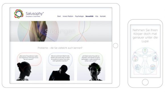 Salusophy Webdesign Mobile